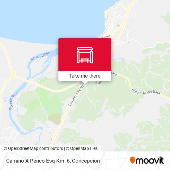 Camino A Penco Esq Km. 6 map
