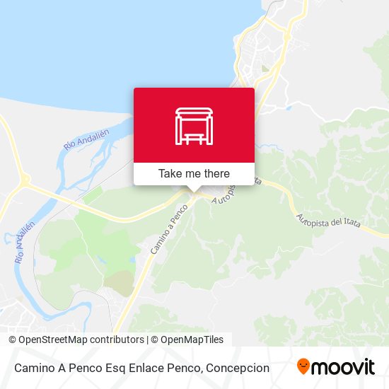 Camino A Penco Esq Enlace Penco map