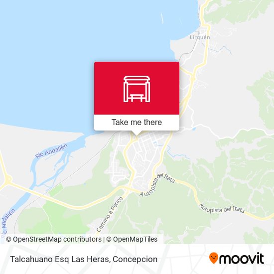 Talcahuano Esq Las Heras map