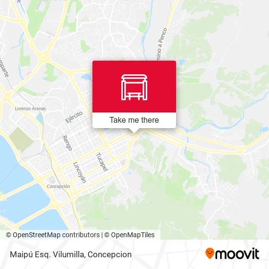 Mapa de Maipú Esq. Vilumilla