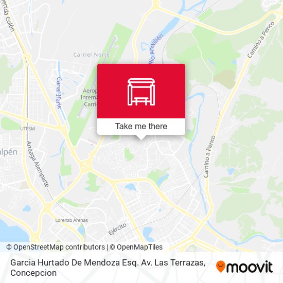 Garcia Hurtado De Mendoza Esq. Av. Las Terrazas map