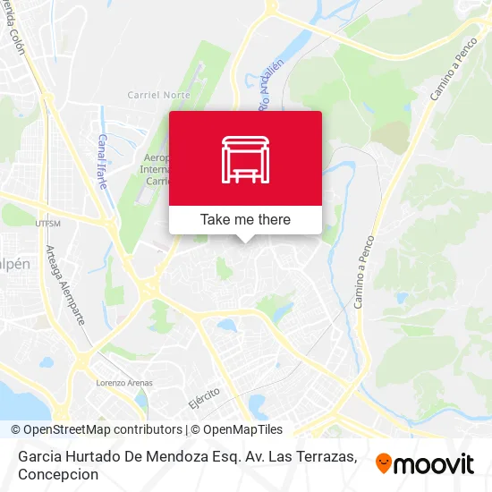 Mapa de Garcia Hurtado De Mendoza Esq. Av. Las Terrazas