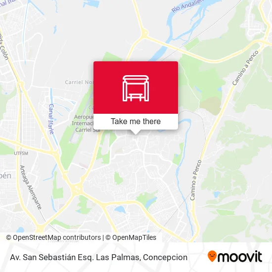 Mapa de Av. San Sebastián Esq. Las Palmas