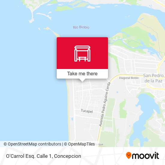 Mapa de O'Carrol Esq. Calle 1