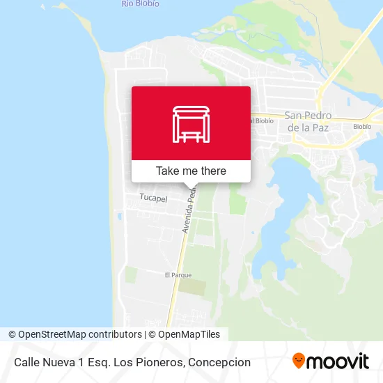 Mapa de Calle Nueva 1 Esq. Los Pioneros