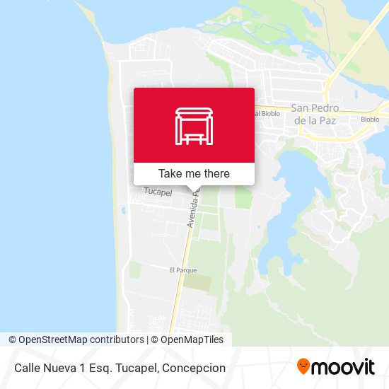 Calle Nueva 1 Esq. Tucapel map