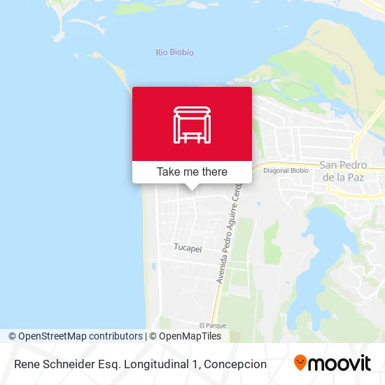 Mapa de Rene Schneider Esq. Longitudinal 1