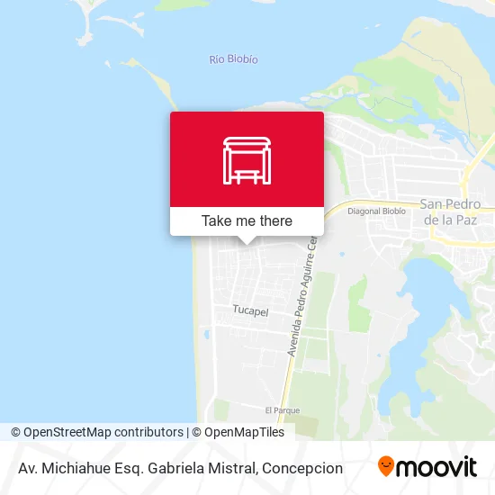 Mapa de Av. Michiahue Esq. Gabriela Mistral