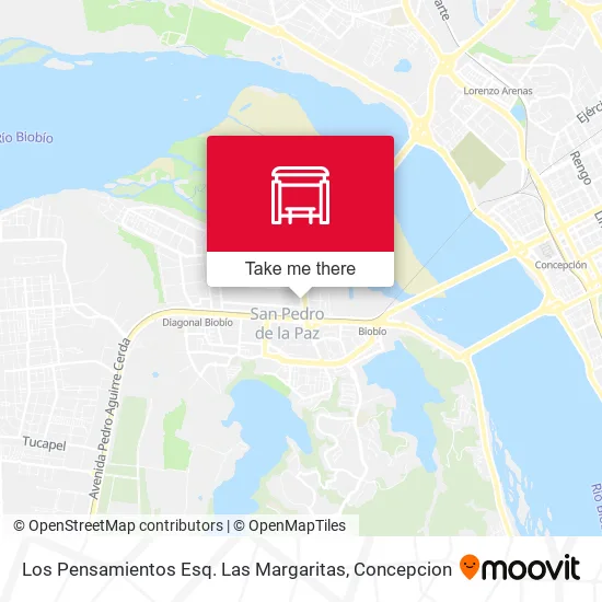 Mapa de Los Pensamientos Esq. Las Margaritas