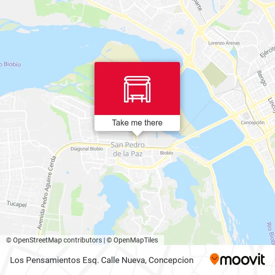 Mapa de Los Pensamientos Esq. Calle Nueva