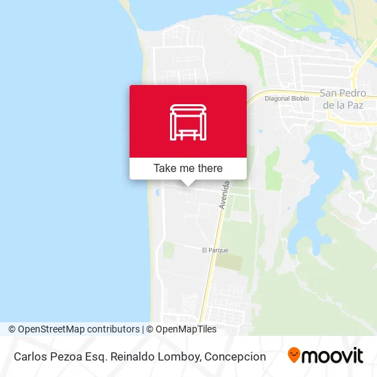 Mapa de Carlos Pezoa Esq. Reinaldo Lomboy