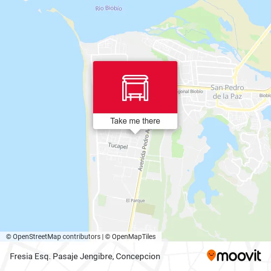 Mapa de Fresia Esq. Pasaje Jengibre