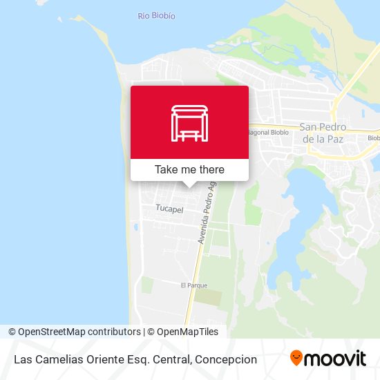 Mapa de Las Camelias Oriente Esq. Central
