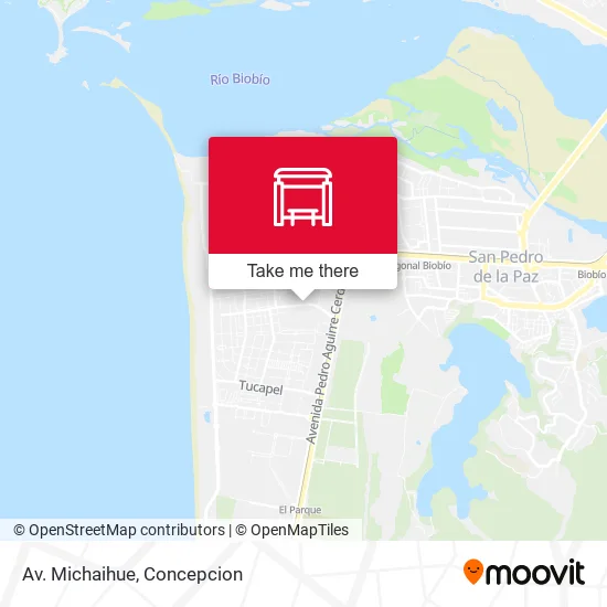 Mapa de Av. Michaihue