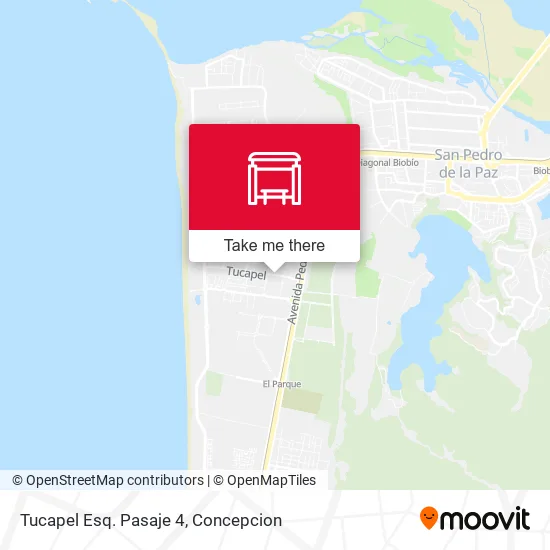 Mapa de Tucapel Esq. Pasaje 4