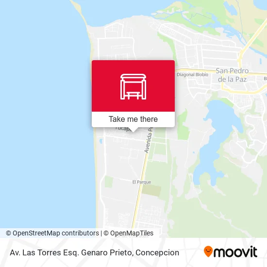 Mapa de Av. Las Torres Esq. Genaro Prieto