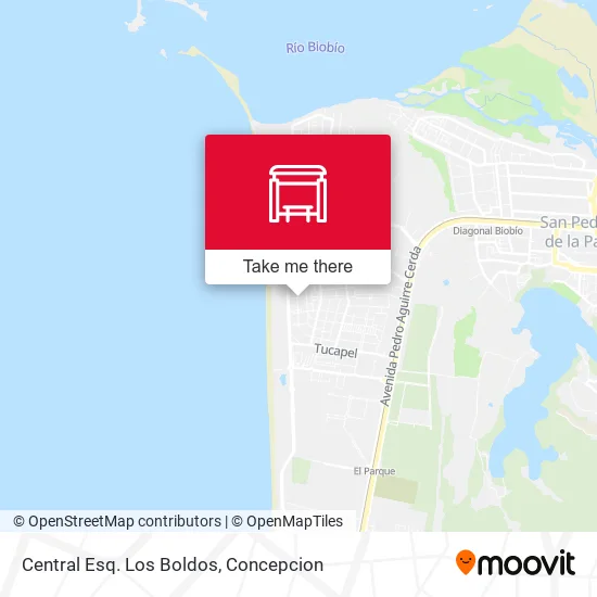Mapa de Central Esq. Los Boldos