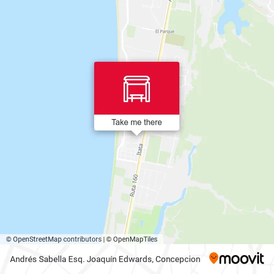 Mapa de Andrés Sabella Esq. Joaquín Edwards