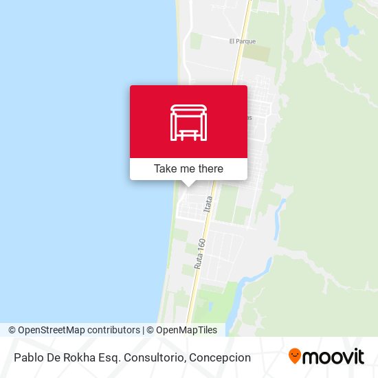 Pablo De Rokha Esq. Consultorio map