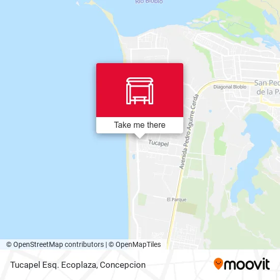 Mapa de Tucapel Esq. Ecoplaza