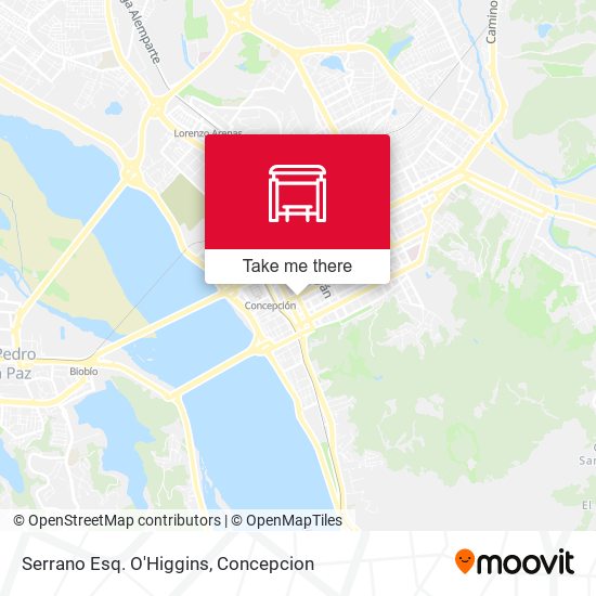Mapa de Serrano Esq. O'Higgins