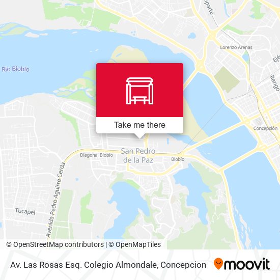 Av. Las Rosas Esq. Colegio Almondale map