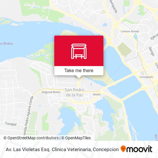 Mapa de Av. Las Violetas Esq. Clinica Veterinaria