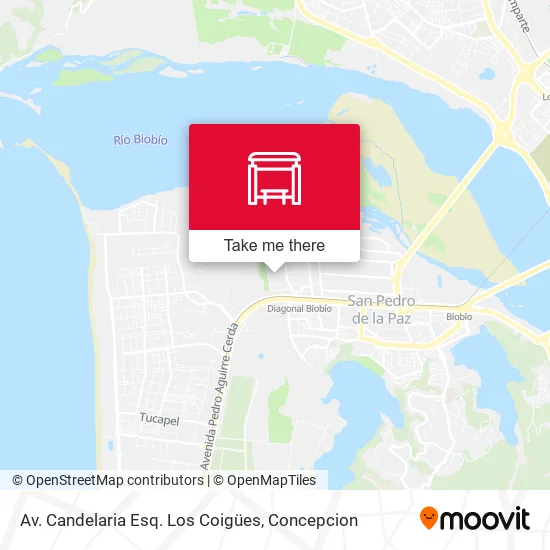 Mapa de Av. Candelaria Esq. Los Coigües
