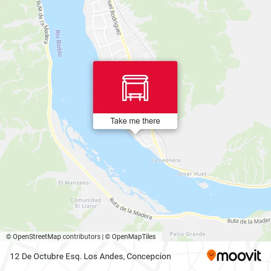 Mapa de 12 De Octubre Esq. Los Andes