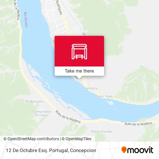 Mapa de 12 De Octubre Esq. Portugal
