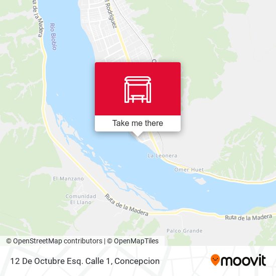 12 De Octubre Esq. Calle 1 map