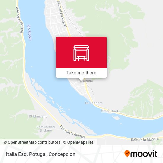 Mapa de Italia Esq. Potugal