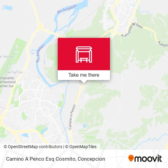 Mapa de Camino A Penco Esq Cosmito