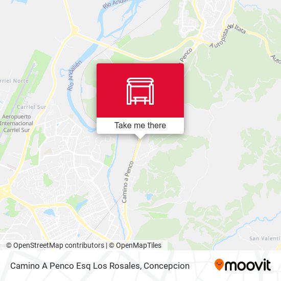 Mapa de Camino A Penco Esq Los Rosales