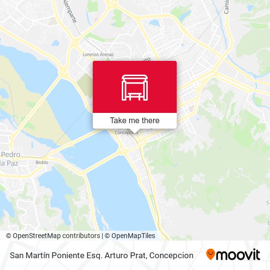 San Martín Poniente Esq. Arturo Prat map