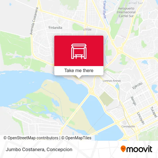 Mapa de Jumbo Costanera