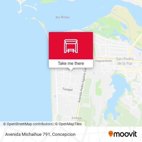Mapa de Avenida Michaihue  791