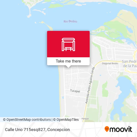 Mapa de Calle Uno  715esq827