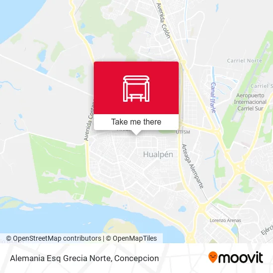 Mapa de Alemania Esq Grecia Norte