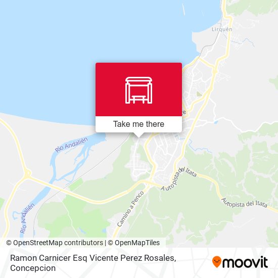 Mapa de Ramon Carnicer Esq Vicente Perez Rosales