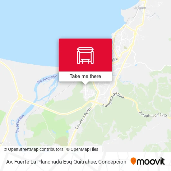 Mapa de Av. Fuerte La Planchada Esq Quitrahue