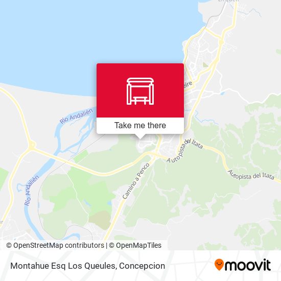 Mapa de Montahue Esq Los Queules