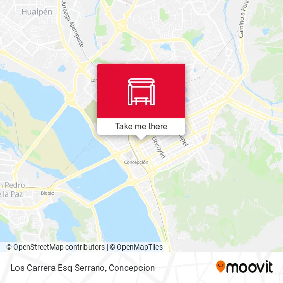 Mapa de Los Carrera Esq Serrano