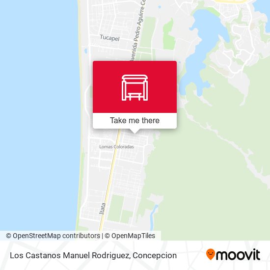 Mapa de Los Castanos  Manuel Rodriguez