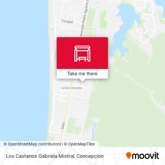 Mapa de Los Castanos  Gabriela Mistral