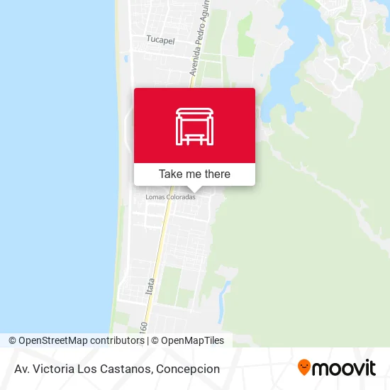 Mapa de Av. Victoria  Los Castanos
