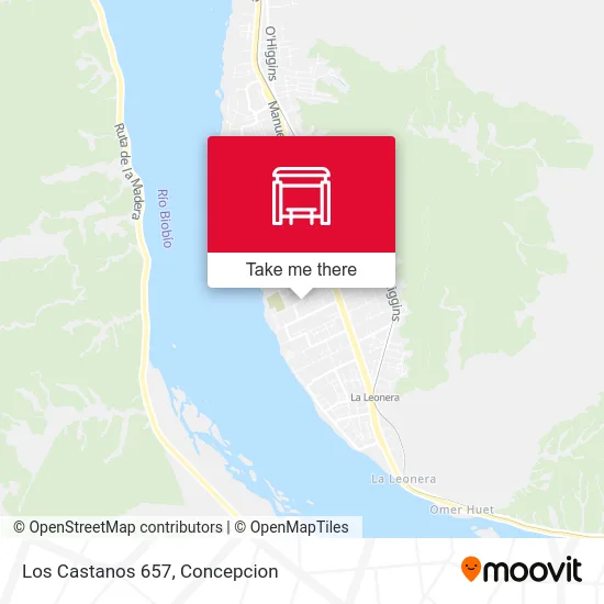 Los Castanos  657 map