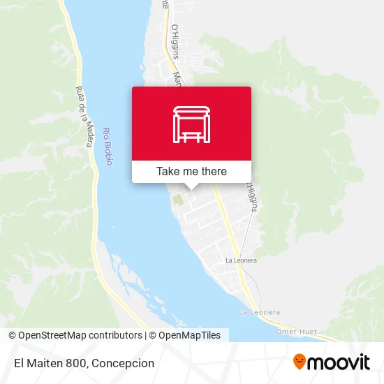 Mapa de El Maiten  800