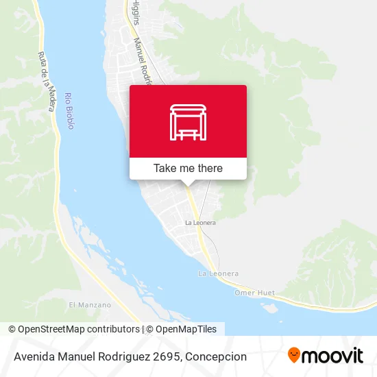 Mapa de Avenida Manuel Rodriguez  2695