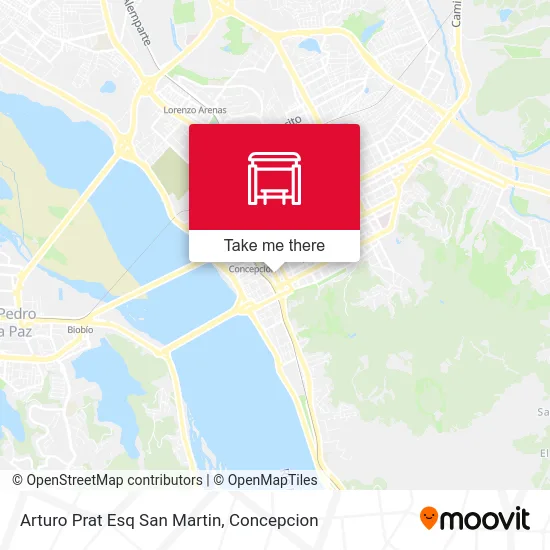 Mapa de Arturo Prat Esq San Martin